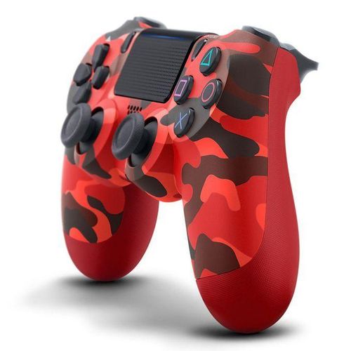 Manette Treillis Rouge Compatible PS4