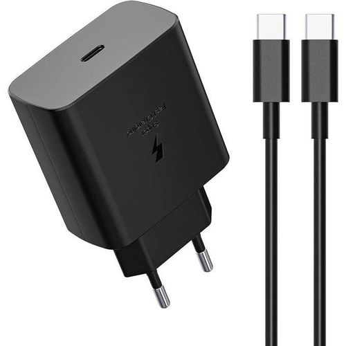 Chargeur original compatible a Samsung USB-C ( charge rapide 45W )