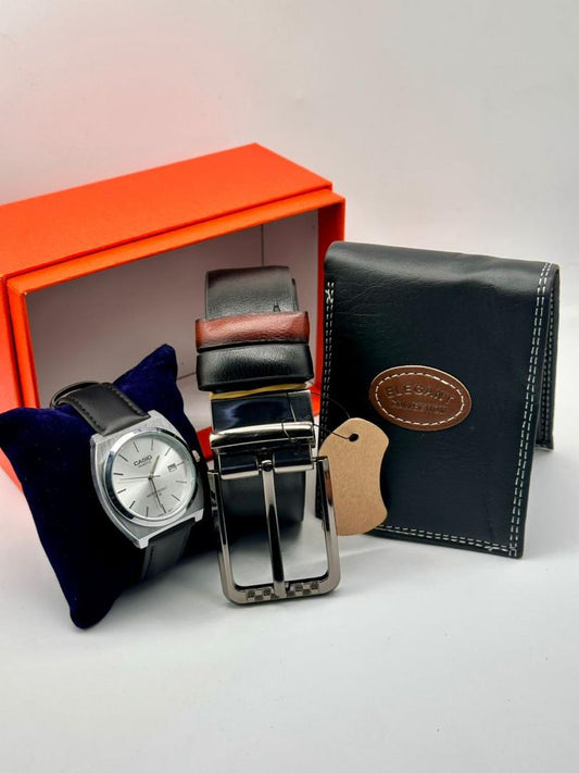 Coffret Cadeau D'Affaires-Ceinture-Portefeuille-Montre (Copie)