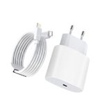 Chargeur Rapide USB De Type C Compatible IPhone 12 Pro Max/13 Mini/13 Pro/13 Pro Max/11/SE/iPad Pro